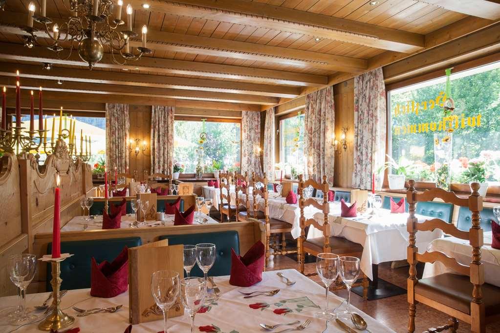 Sporthotel Zugspitze Lermoos Restauracja zdjęcie
